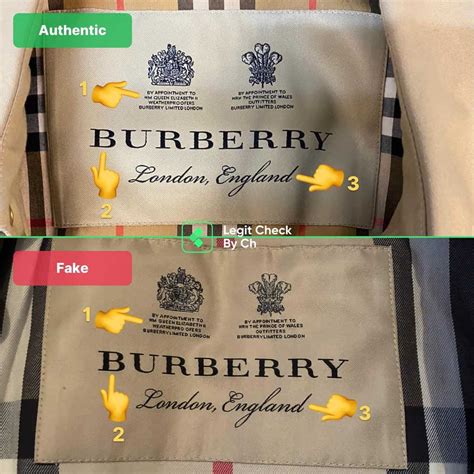 how can you tell a fake burberry trench coat|authenticate burberry item.